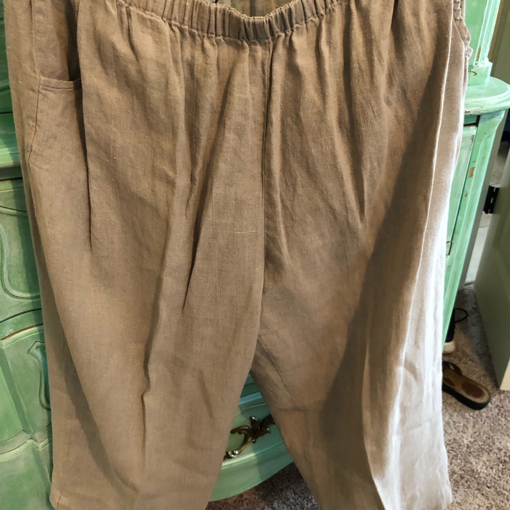 Flax linen pants